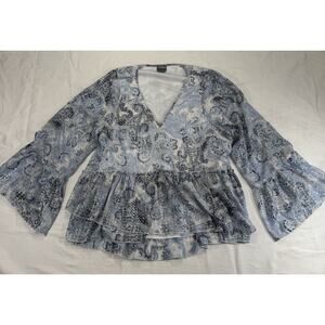 Arula Size A Women’s Long Bell Sleeve Blouse